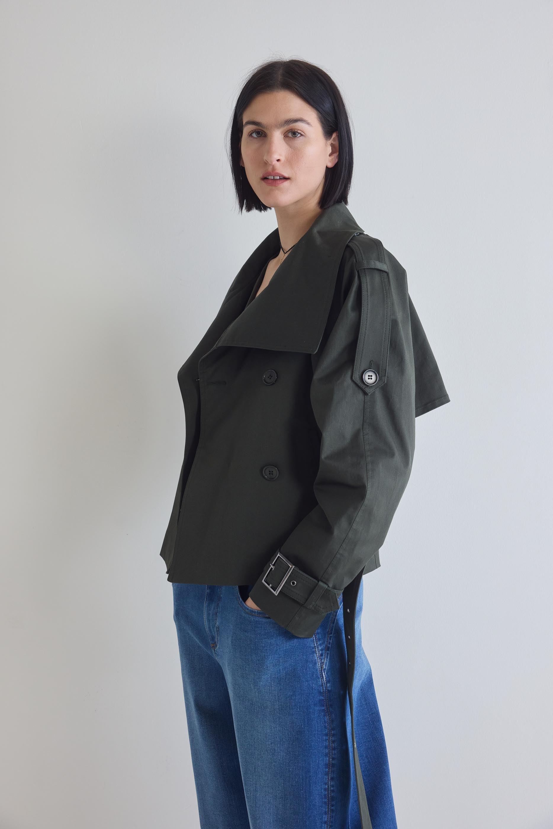 The Cropped Trench Coat Product Image