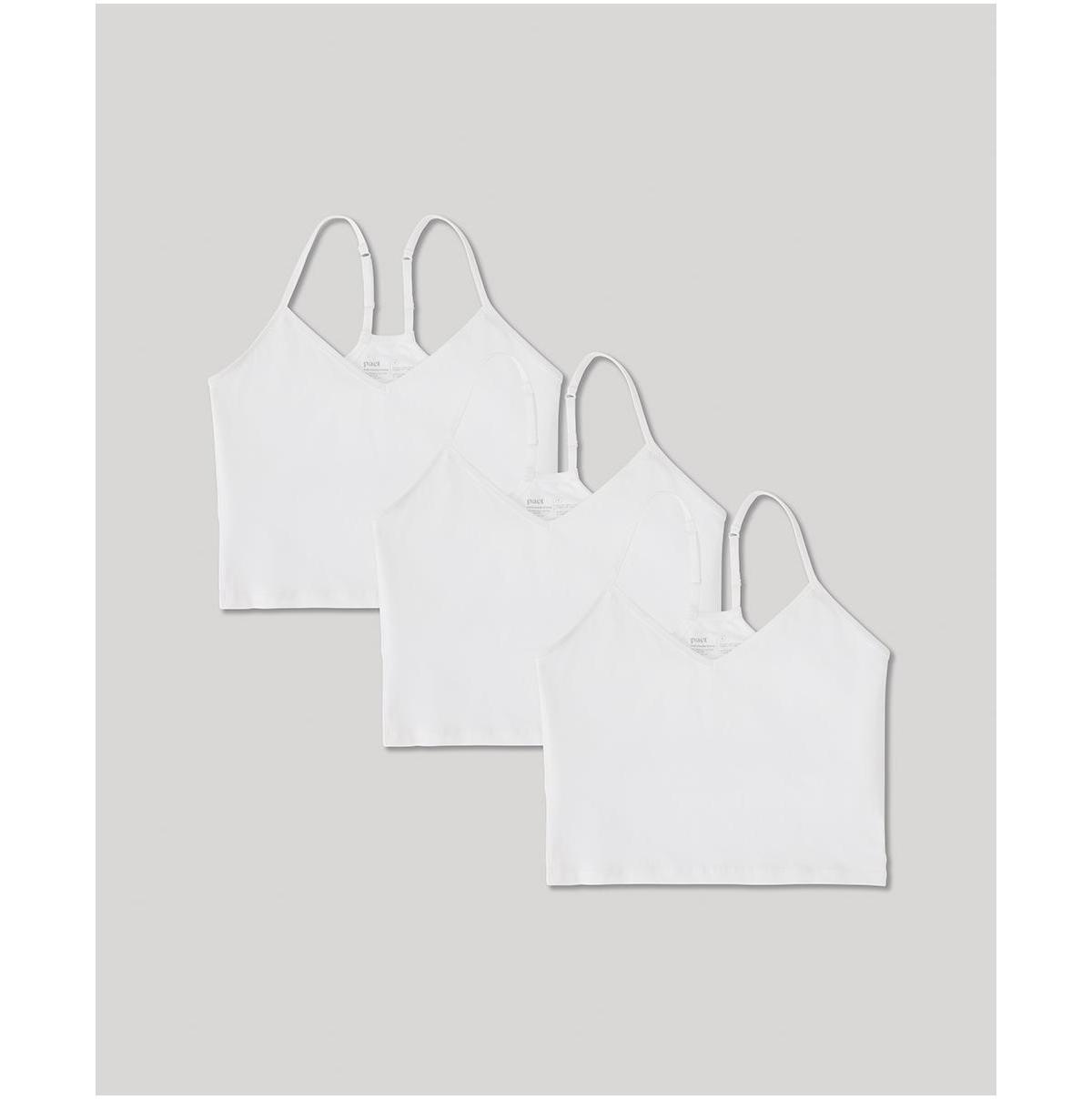 Women's Everyday Shelf Bra Cropped Camisole 3-Pack Product Image