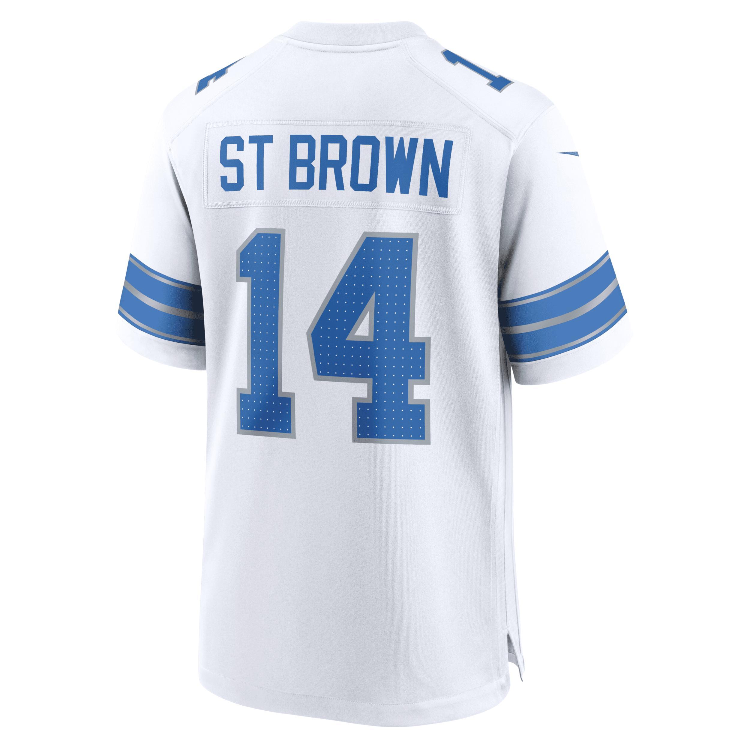 Mens Nike Amon-Ra St. Brown Detroit Lions Game Jersey Product Image