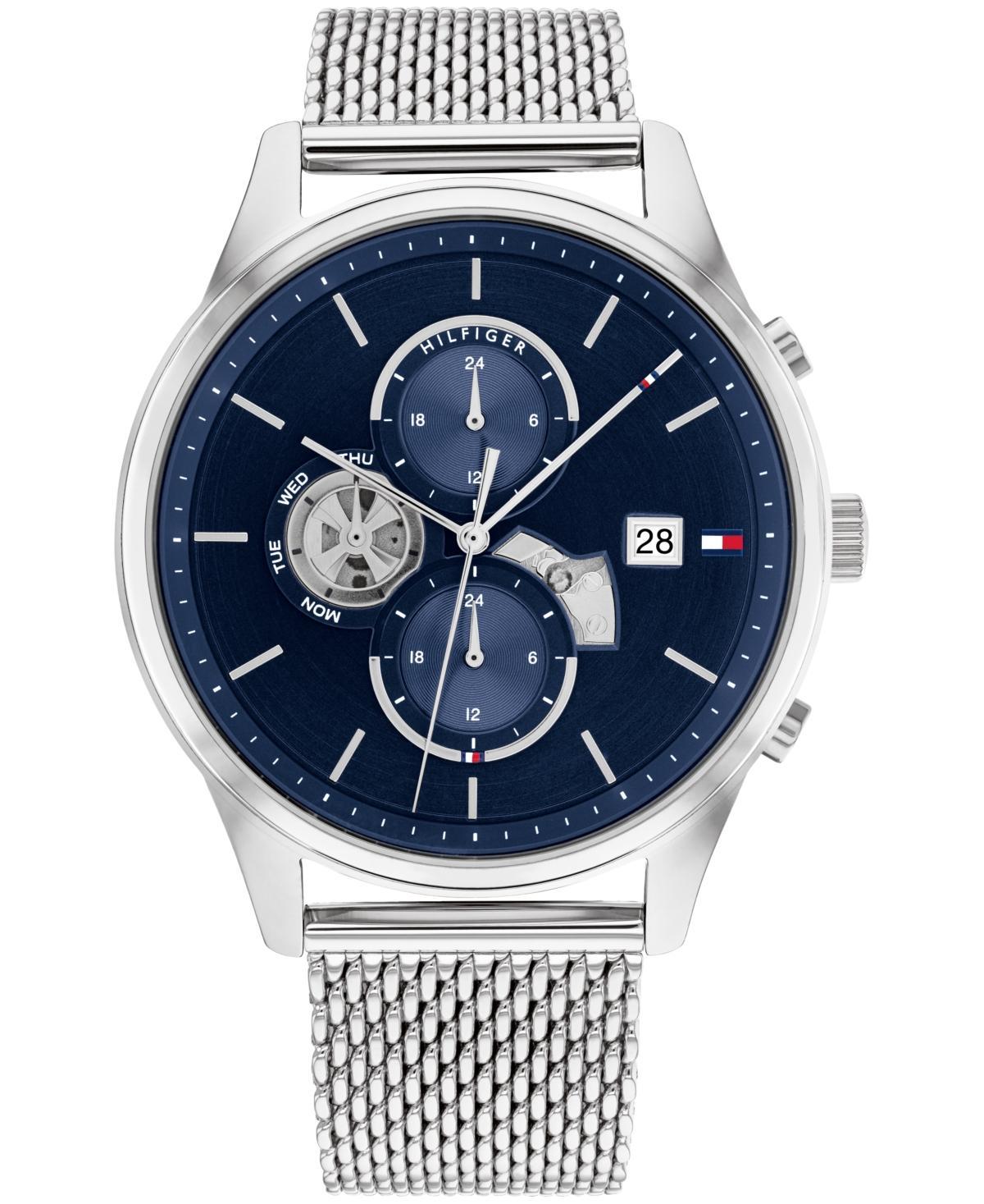 Tommy Hilfiger Men's Sport Watch Wi Stainless Steel Mesh Bracelet Stainless Steel - Product Image