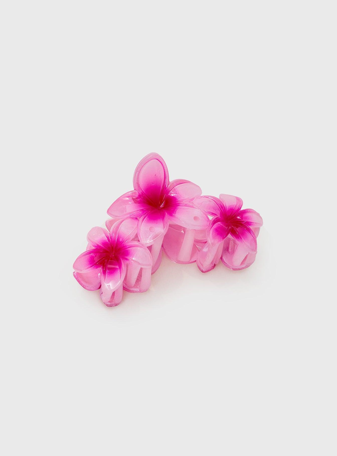 Chianti Frangipani Claw Clip Pink Product Image