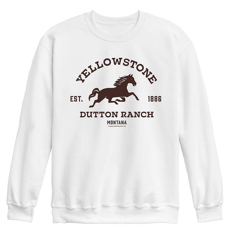 Mens Yellowstone Horse Logo Sweatshirt Product Image