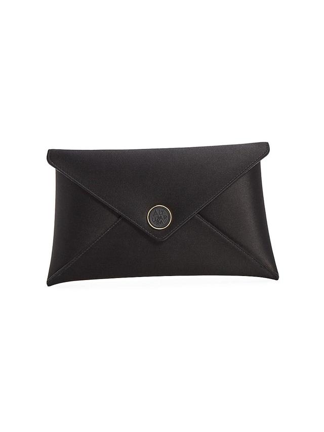 Womens Medallion Satin Envelope Clutch Product Image