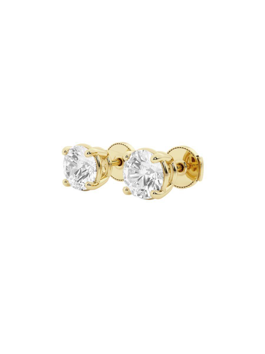 14k Gold-Plated Ball Stud Earrings, Womens Product Image