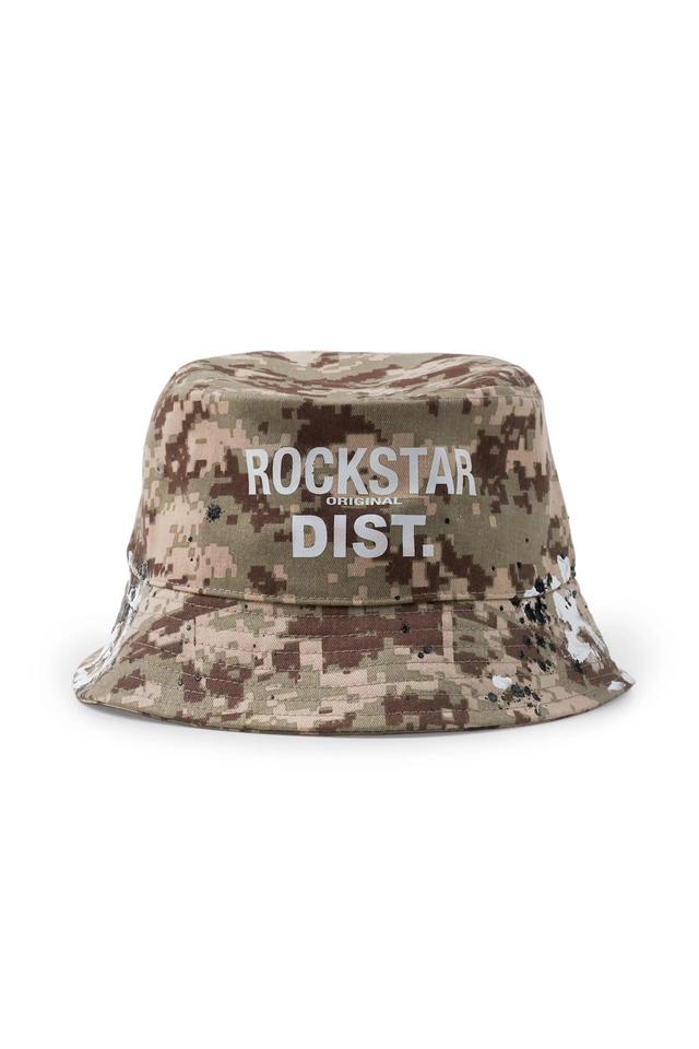 Selva Beige Camo Bucket Hat Male Product Image