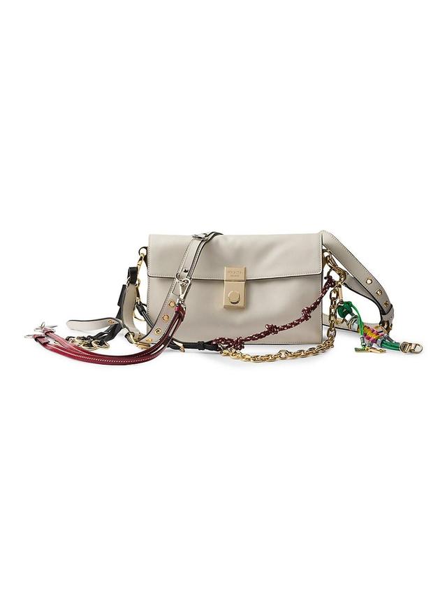 Womens Prada Soft Sound Small Leather Shoulder Bag Product Image