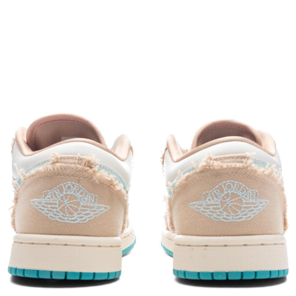 Women's Air Jordan 1 Low 'Beachside' - Sesame/Dusty Cactus/Glacier Blue Female Product Image