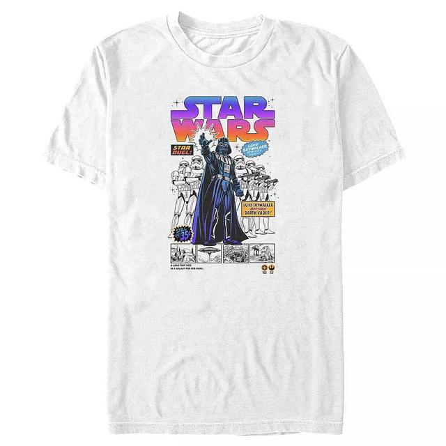 Big & Tall Star Wars Dark Side Comic Cover Graphic Tee, Mens Product Image