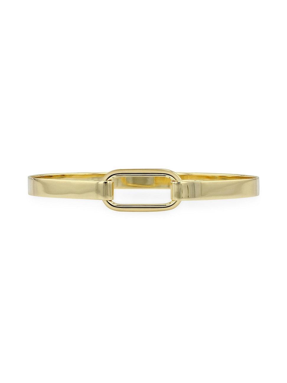 Womens Link 14K Yellow Gold Bracelet Product Image