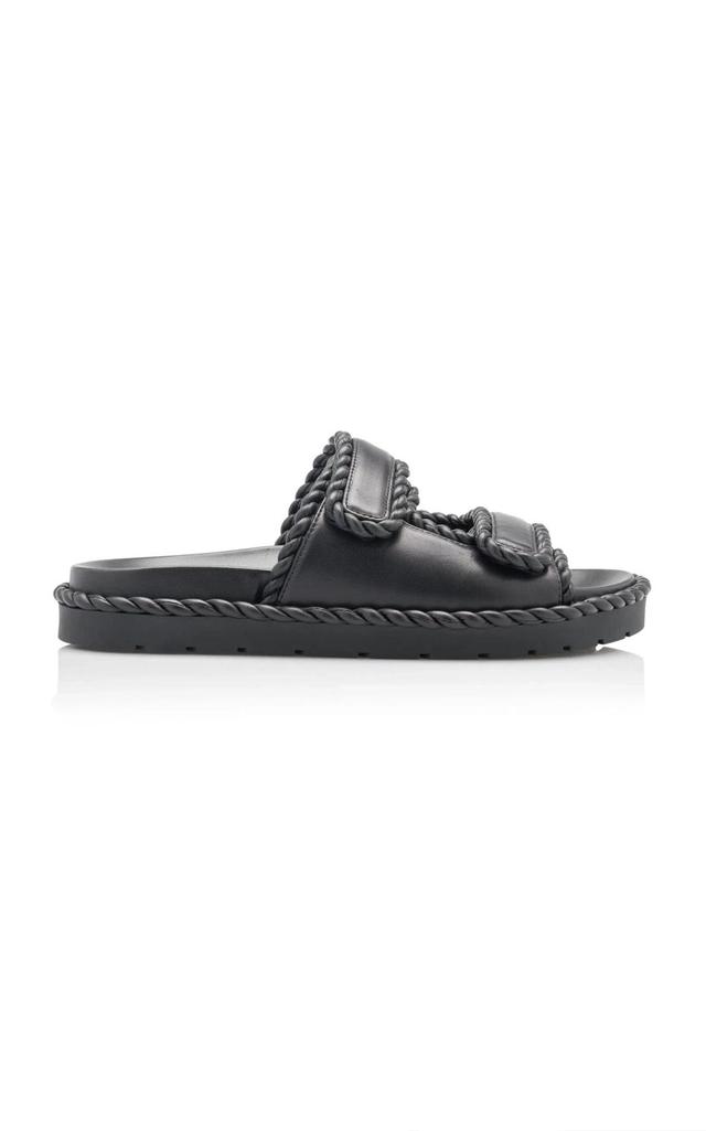 Jack Leather Sandals In Black Product Image