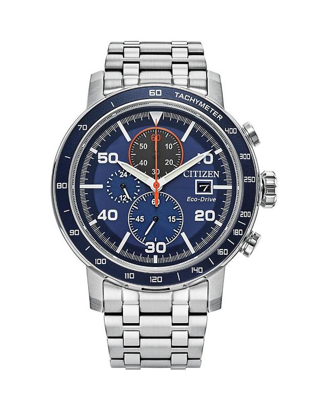 Citizen Mens Eco-Drive Chronograph Stainless Steel Bracelet Watch Product Image