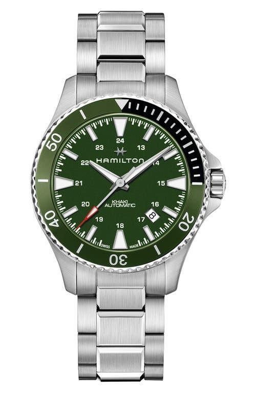 Hamilton Mens Swiss Automatic Scuba Stainless Steel Bracelet Watch 40mm Product Image