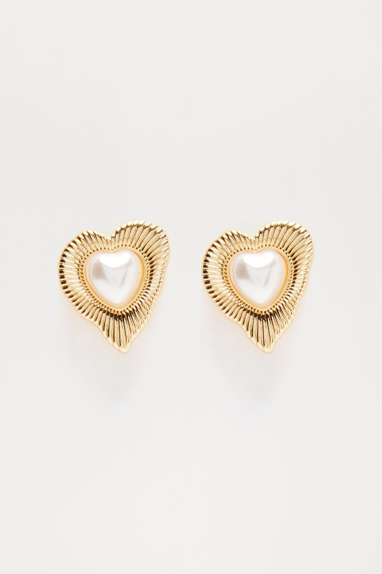 Love In The Room Earrings - Gold Product Image