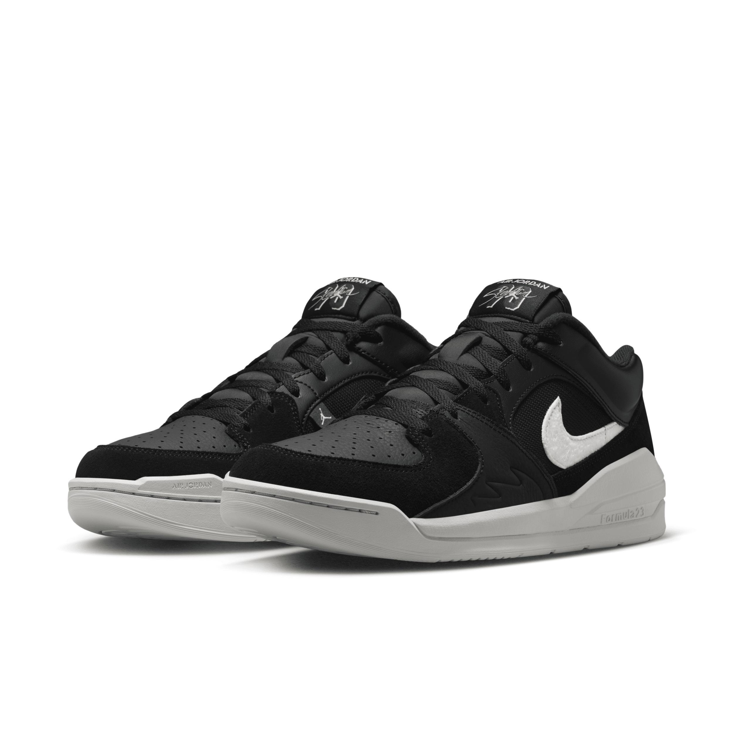 Jordan Mens Stadium 90 - Basketball Shoes Black/White/Nuetral Grey Product Image