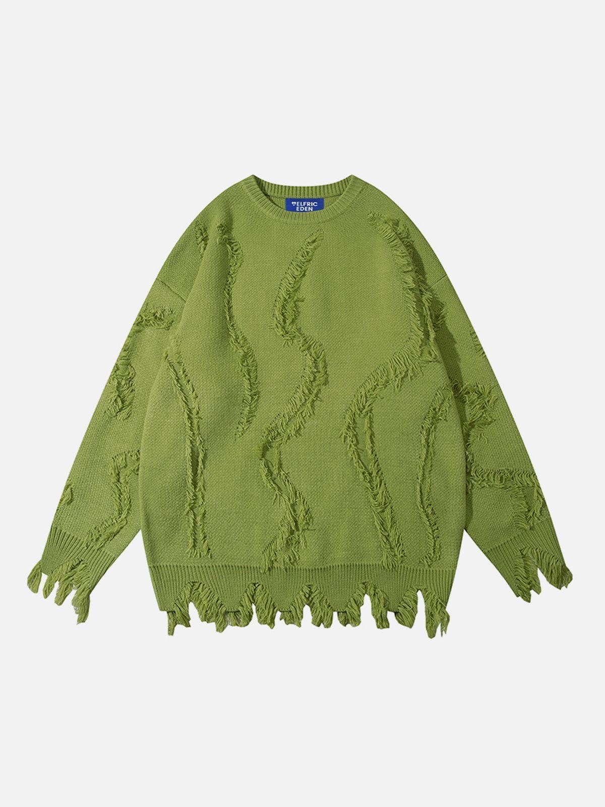 Aelfric Eden Personalized Fringed Sweater Product Image