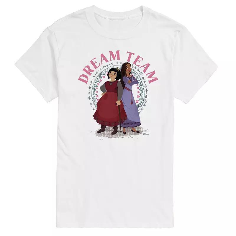 Disneys Wish Big & Tall Dream Team Graphic Tee, Mens Product Image