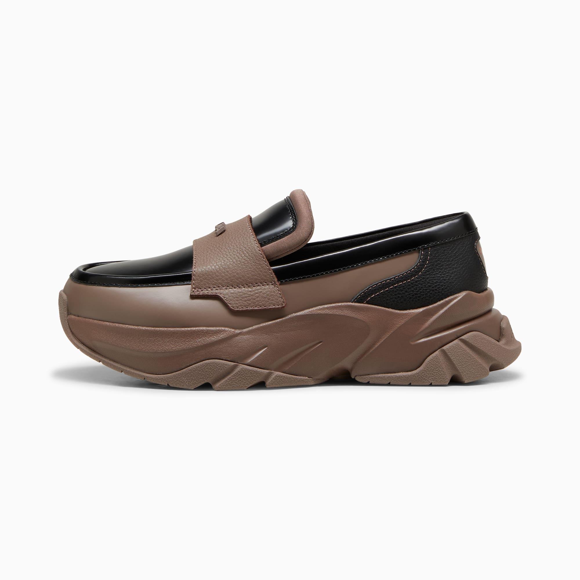 PUMA Sophyr Women's Loafers Shoes in Black/Dark Clove Product Image