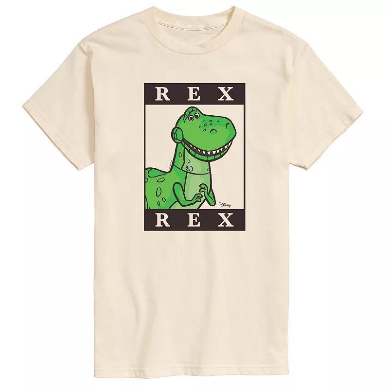 Disney / Pixars Toy Story 4 Mens Rex Graphic Tee Ivory Product Image