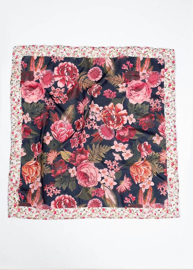 Addison Scarf in Navy Floral Product Image