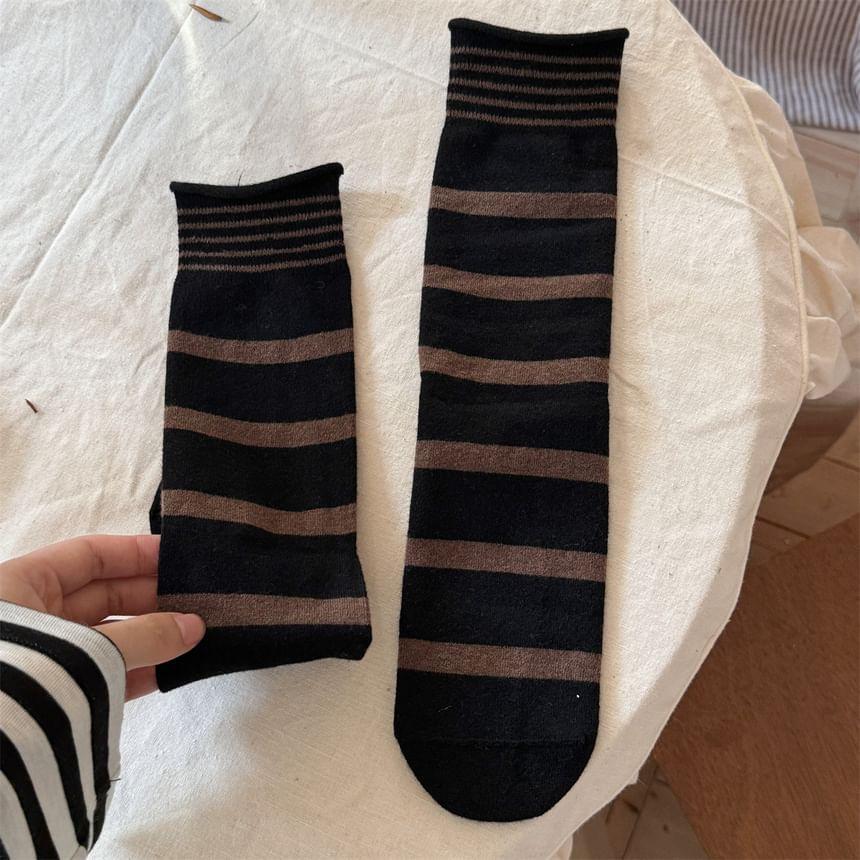 Striped Crew Socks Product Image