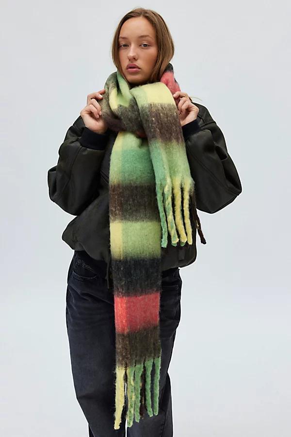 Plaid Woven Oversized Scarf Womens at Urban Outfitters product image