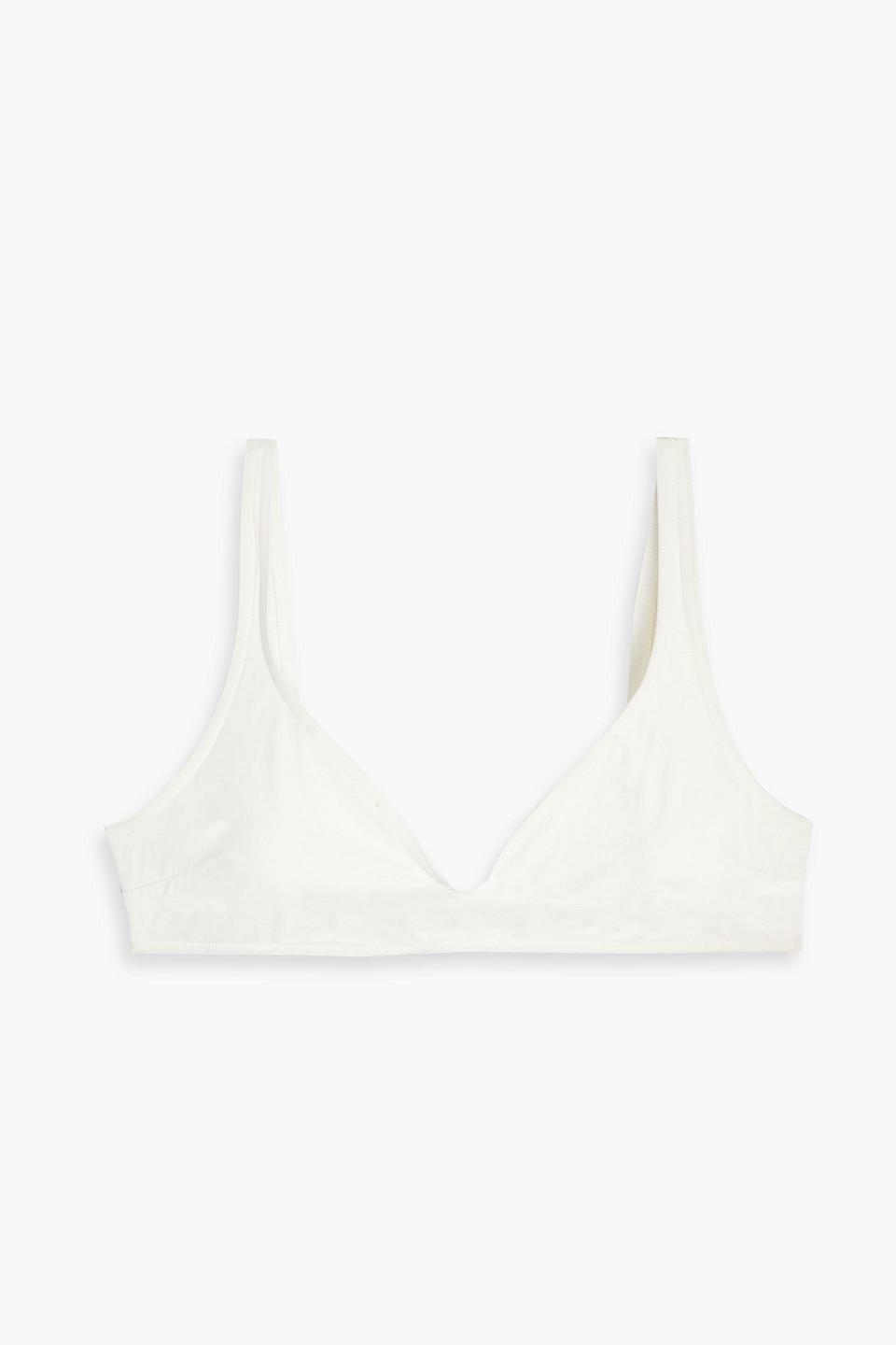 Seperates Scoop Triangle Bikini Top In Ivory Product Image