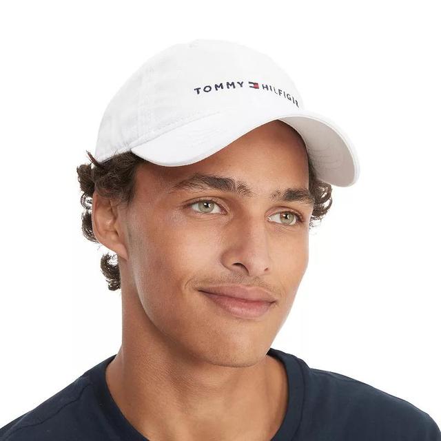 Tommy Hilfiger Men's Tommy Hilfiger Classic Logo Cap, White Product Image