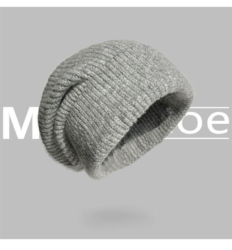 Plain Knit Slouchy Beanie product image