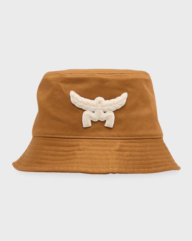 Mens Essential Logo-Embroidered Cotton Bucket Hat Product Image