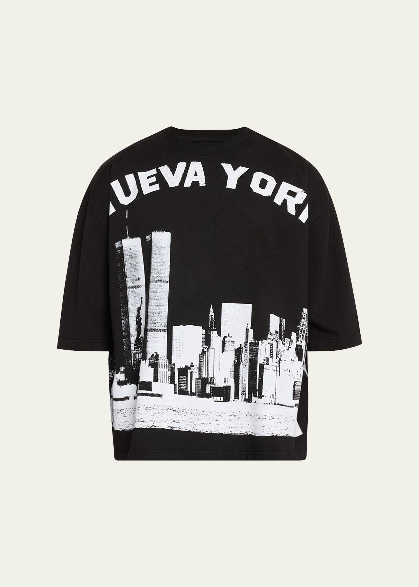 Mens Nuevo York Skyline Boxy T-Shirt Product Image