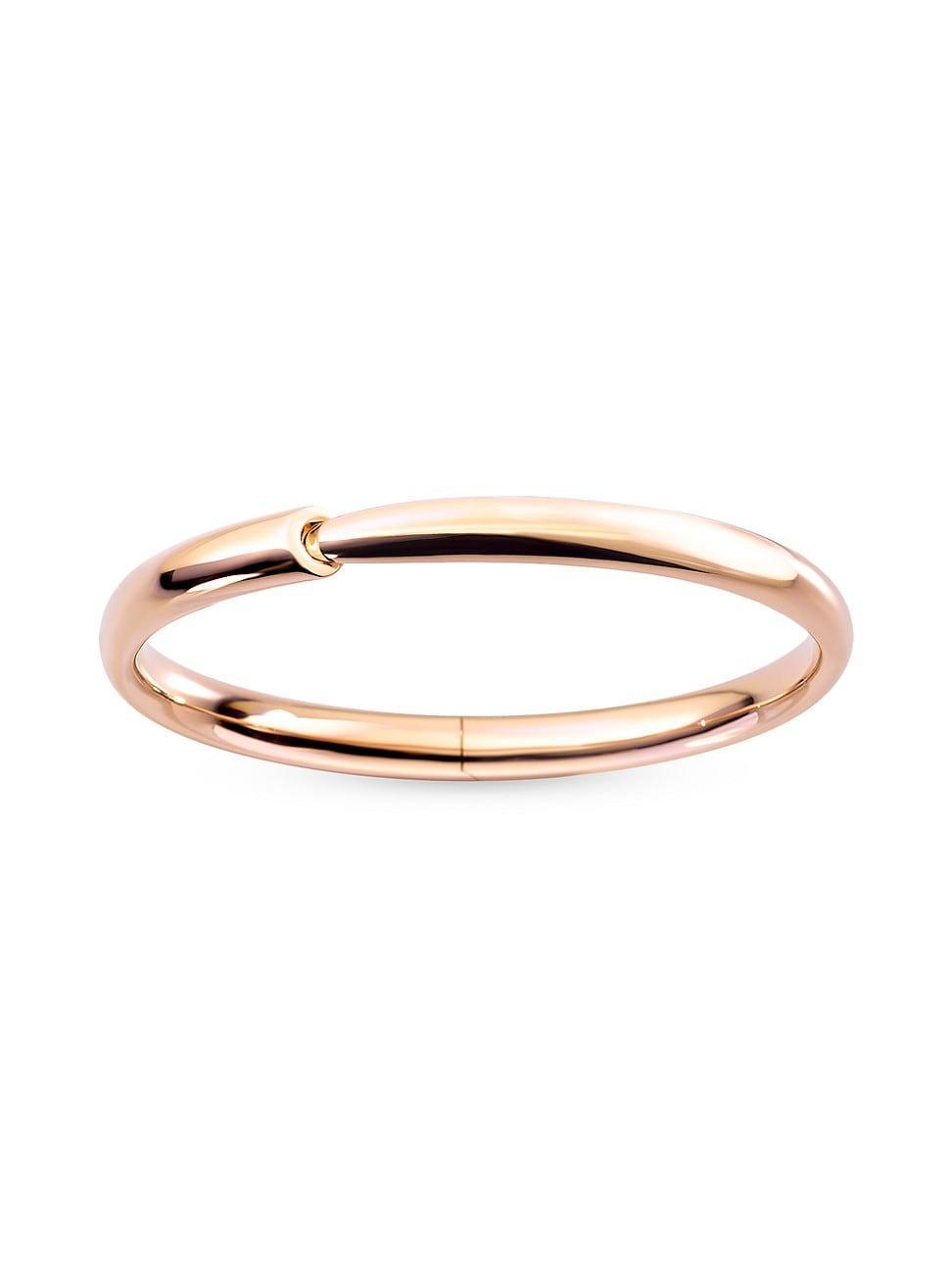 Womens Calla The One 18K Rose Gold Single Hoop Earring Product Image