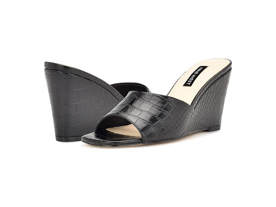 Nine West Nesa 3 Crocodile) Women's Wedge Shoes Product Image