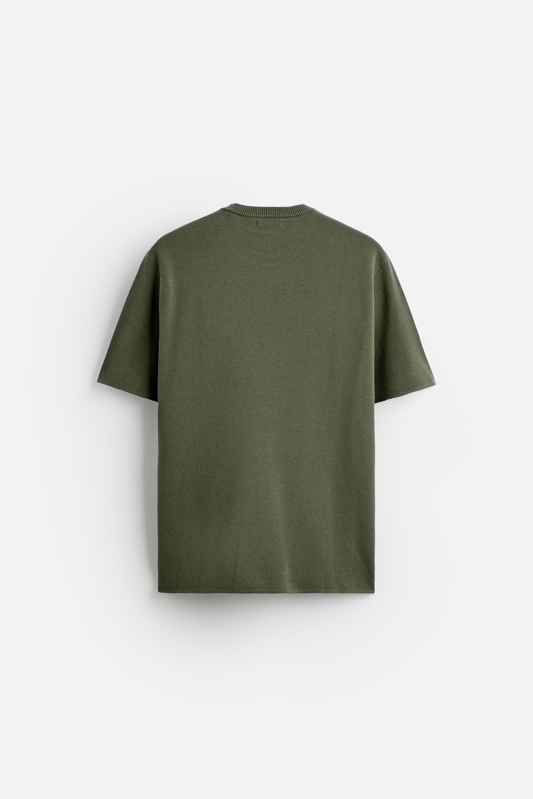 TEXTURED KNIT T-SHIRT Product Image