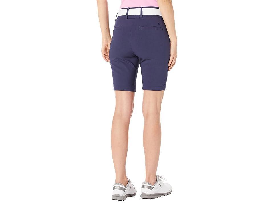 Callaway 9.5 Inseam Stretch Tech Shorts (Peacoat) Women's Shorts Product Image