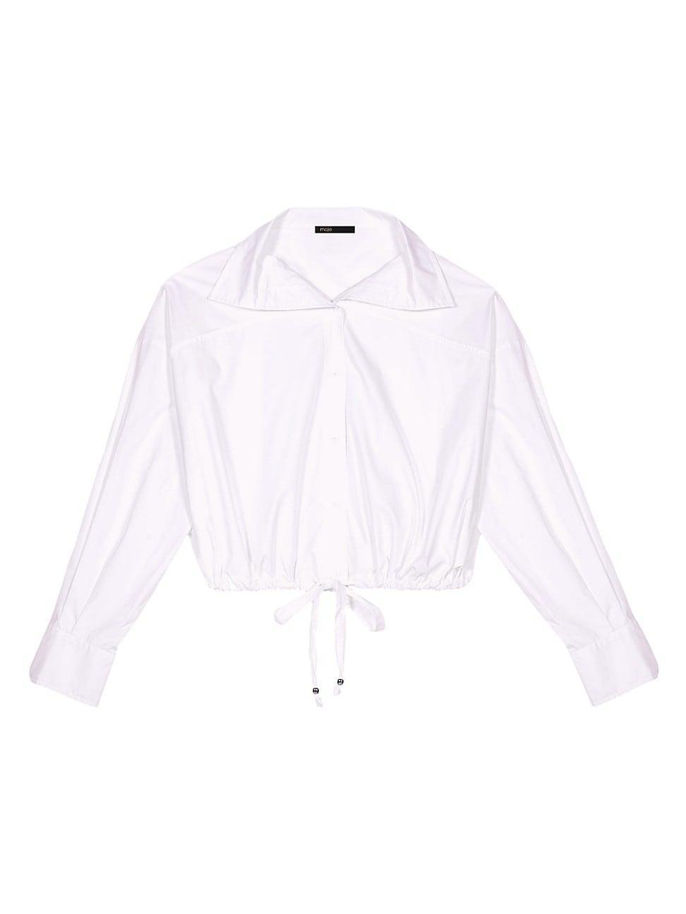 Maje Cassidy Cotton Shirt Product Image