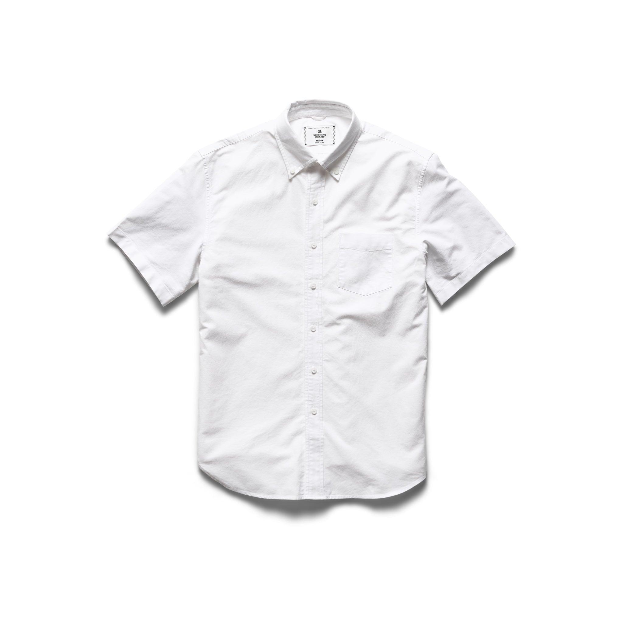 Cotton Oxford Windsor SS Shirt Male Product Image