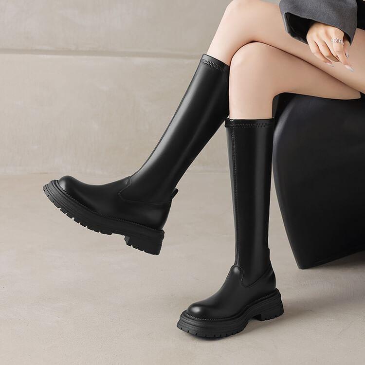 Platform Plain Tall Boots product image