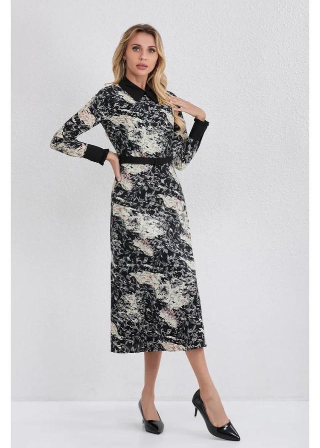 Twilight Petals Midi Dress Product Image