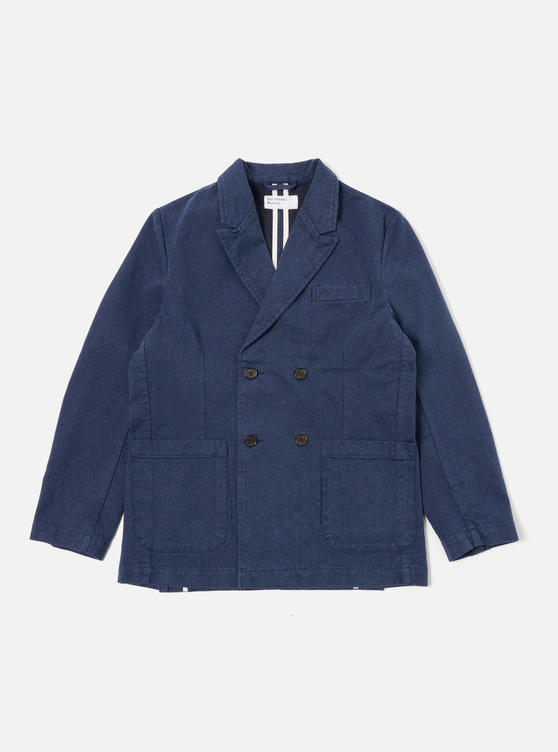 Universal Works Manor Jacket in Indigo Recycled Denim Product Image