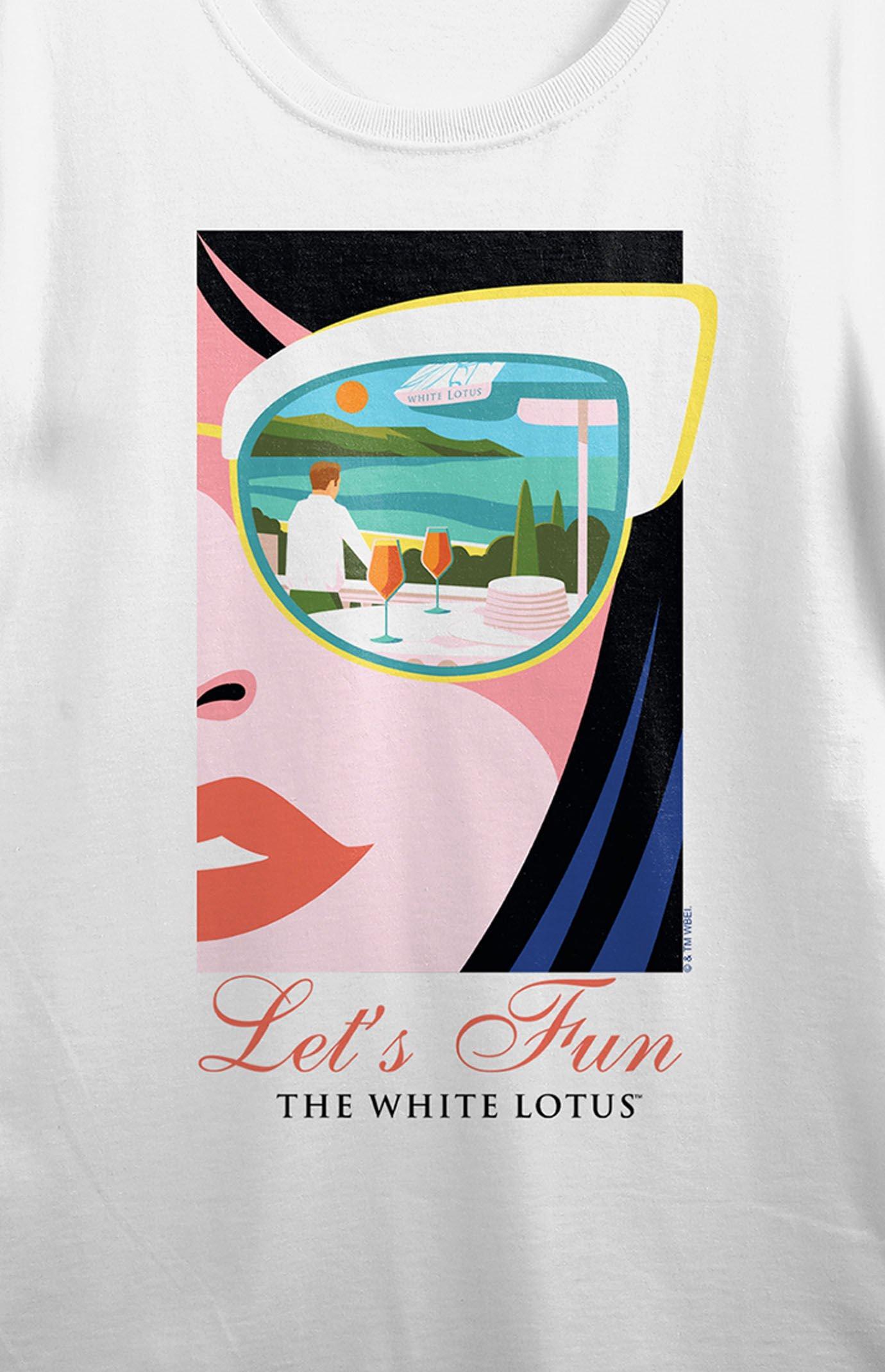 Women's Lotus Half Face T-Shirt - Product Image