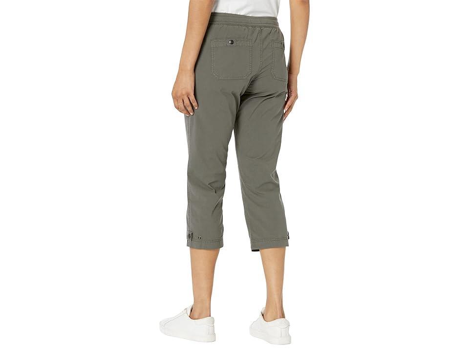 L.L.Bean Ripstop Pull-On Capri Pants (Dark ) Women's Casual Pants Product Image