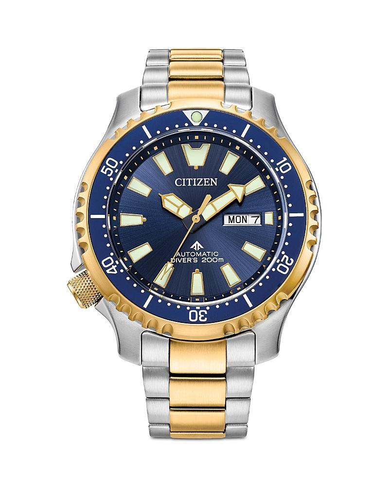 Citizen Mens Promaster Automatic Dive Silver-tone Stainless Steel Bracelet Watch, 44mm Product Image