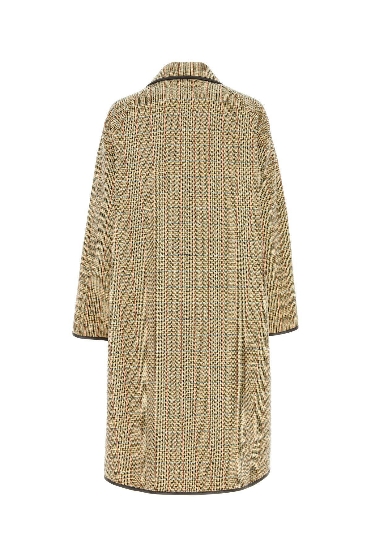 Cappotto Check-40 Nd  Female In Beige Product Image