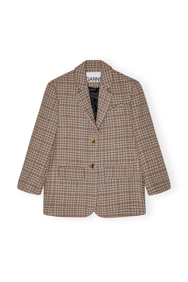 Check Boxy Blazer Product Image