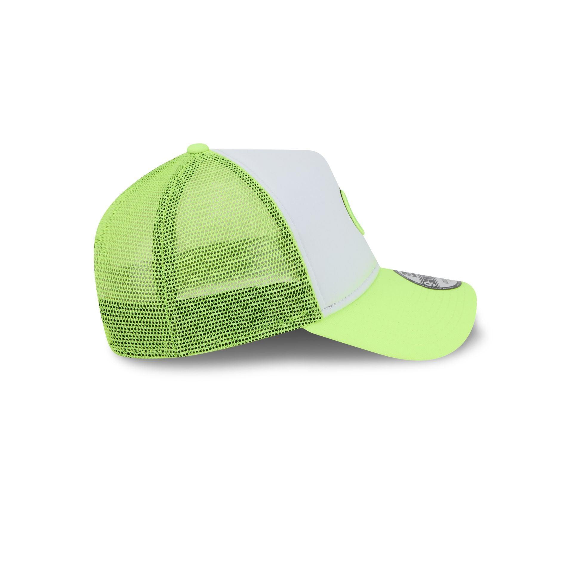 Chicago Cubs Hi Vis Doodle 9FORTY A-Frame Trucker Hat Male Product Image