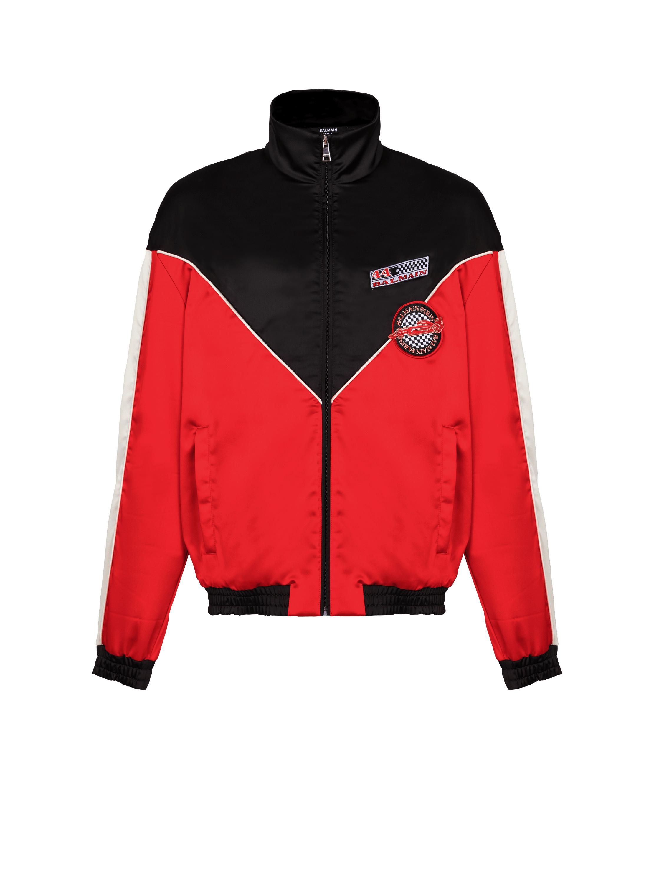 Satin Balmain Racing jacket in three colours Product Image