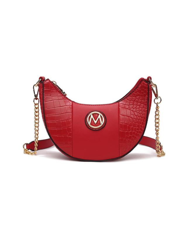 Mkf Collection Amira Crocodile Embossed Women s Shoulder Bag by Mia K Product Image