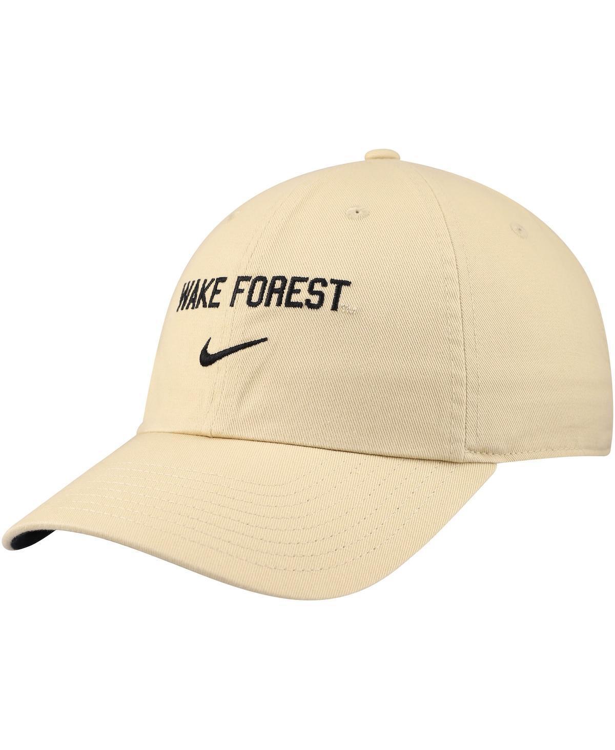 Mens Nike Gold Wake Forest Demon Deacons 2024 Sideline Club Adjustable Hat Product Image