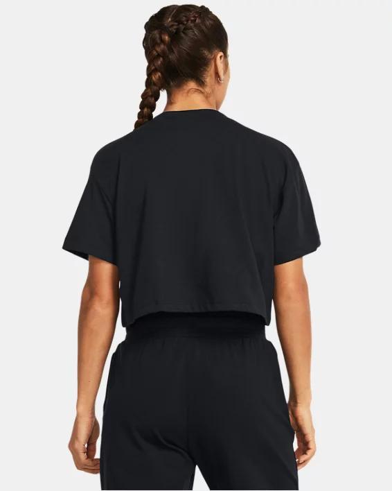 Women's UA Bubble Script Crop Short Sleeve Product Image