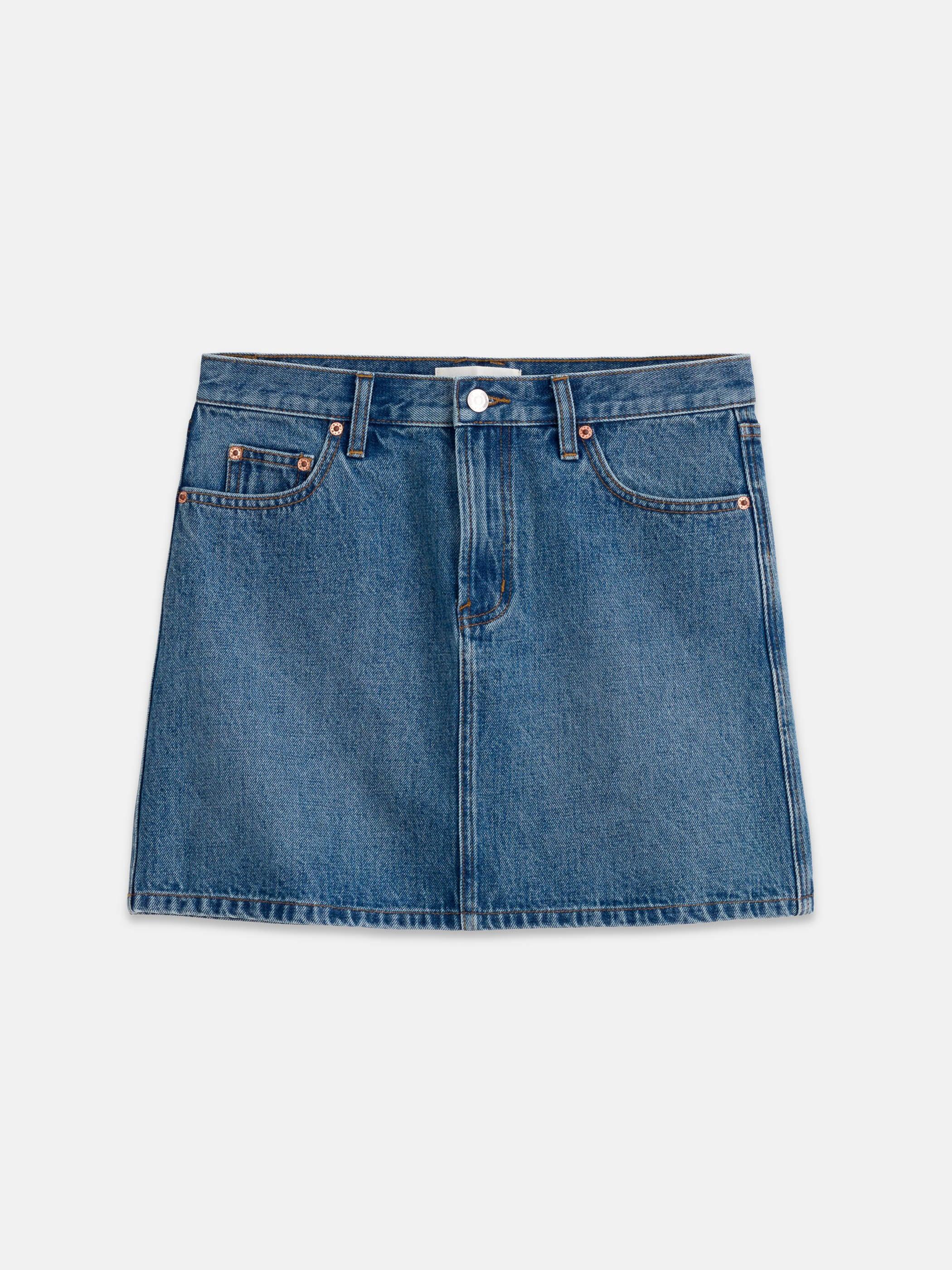 Ange Mini Skirt in Denim Female product image